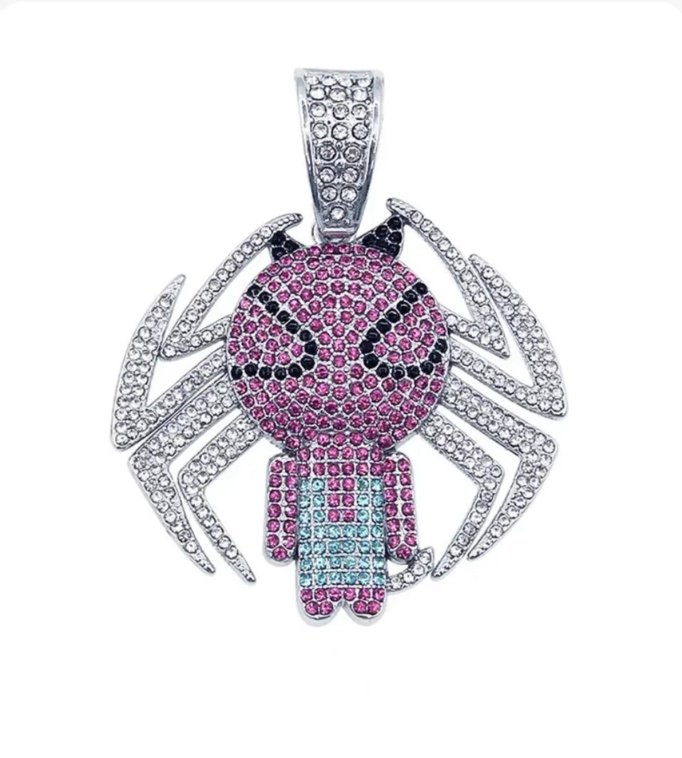 Necklace Boy Full Diamond Hip Hop Pendant, Rapper Cuba Necklace NB Design