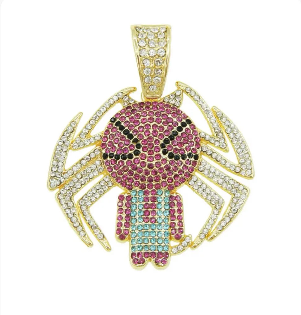 Necklace Boy Full Diamond Hip Hop Pendant, Rapper Cuba Necklace NB Design