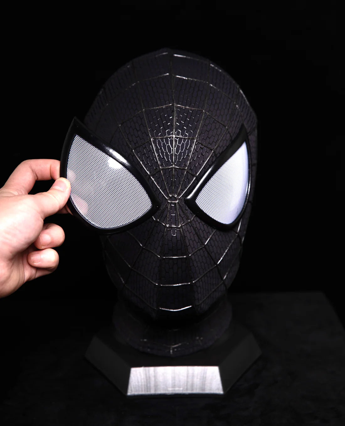 The V5 Symbiote TASM2 Full head shell with Lenses Wearable Movie Prop Replica (Adult)