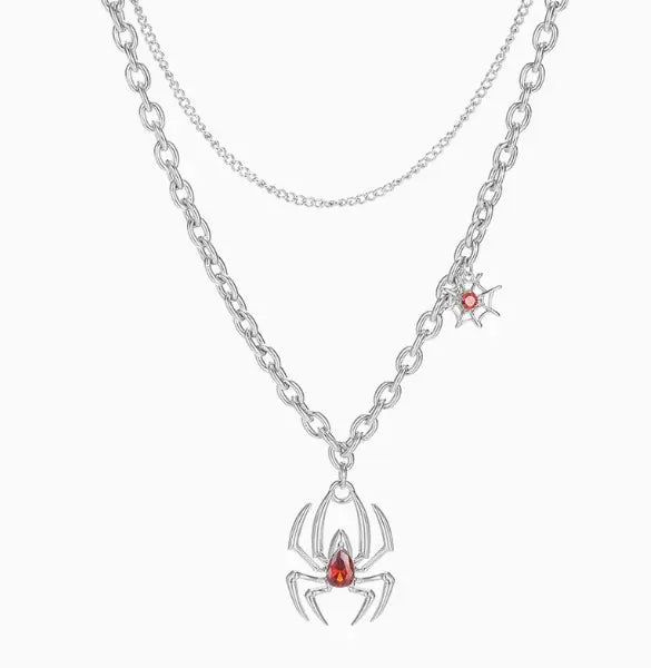 Marvel Spider-Man Necklace Women's High-End Sense of Men NB Design