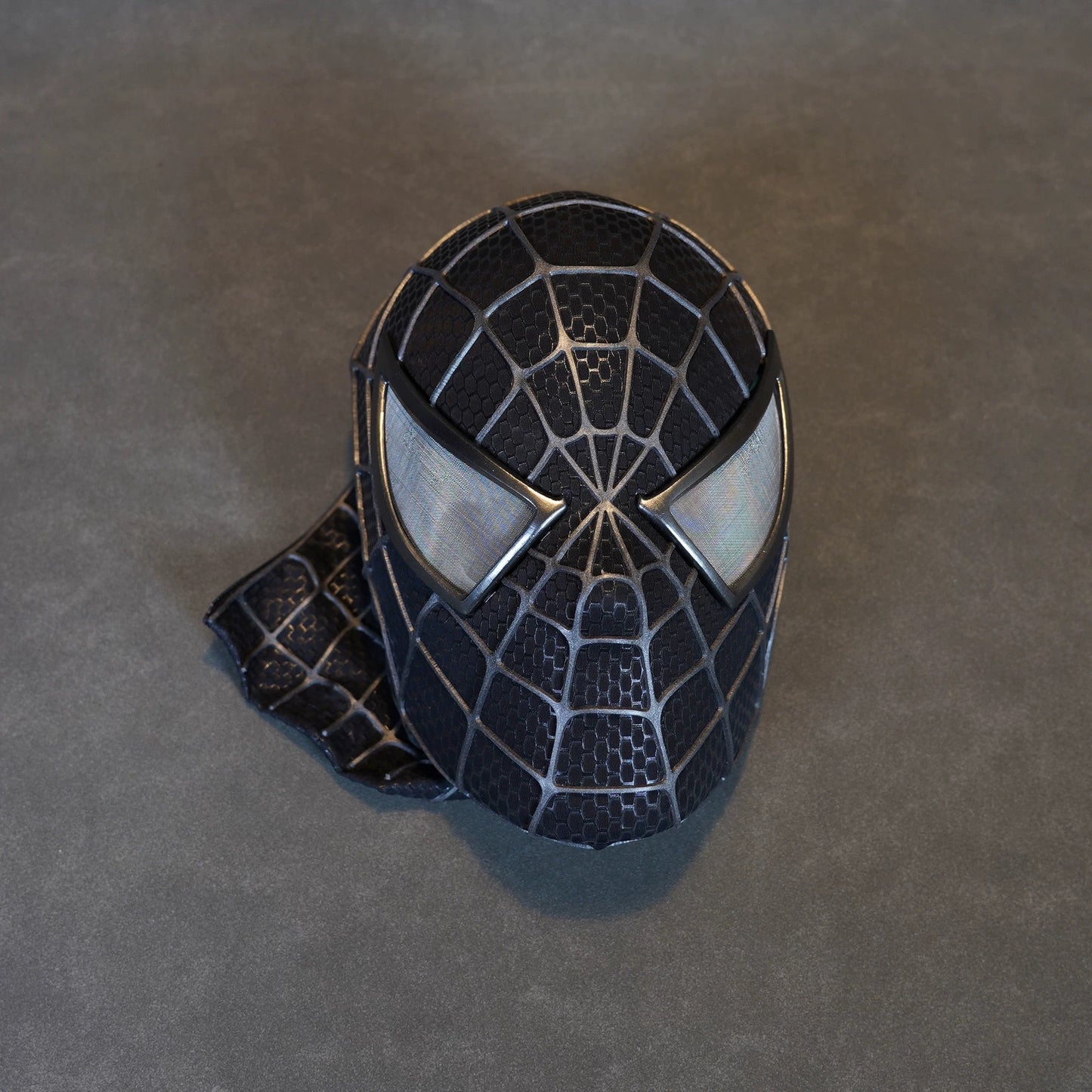 Sam Raimi Spidey3 venom mask (Adults) with Face shell & 3D Rubber Web, Wearable Movie Prop Replica