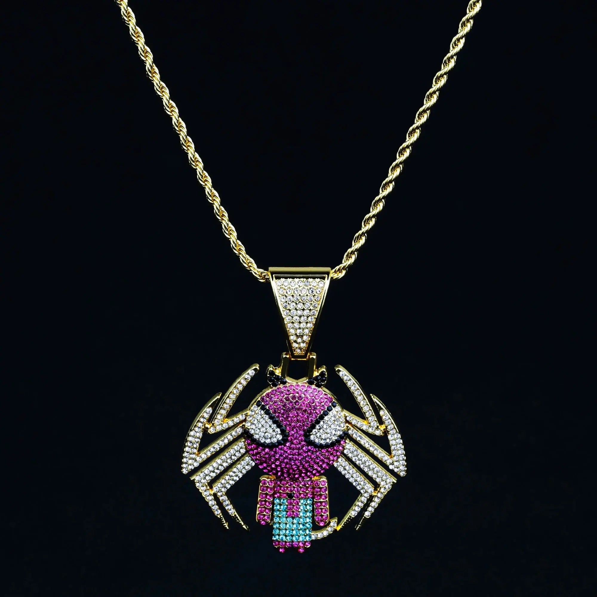 Necklace Boy Full Diamond Hip Hop Pendant, Rapper Cuba Necklace NB Design