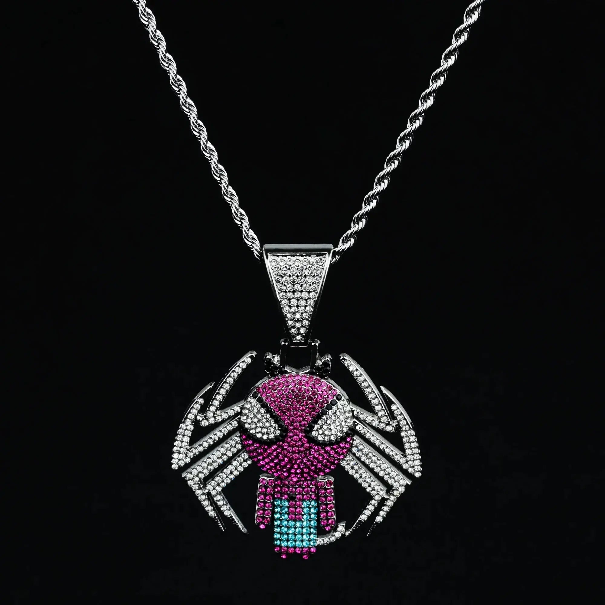 Necklace Boy Full Diamond Hip Hop Pendant, Rapper Cuba Necklace NB Design