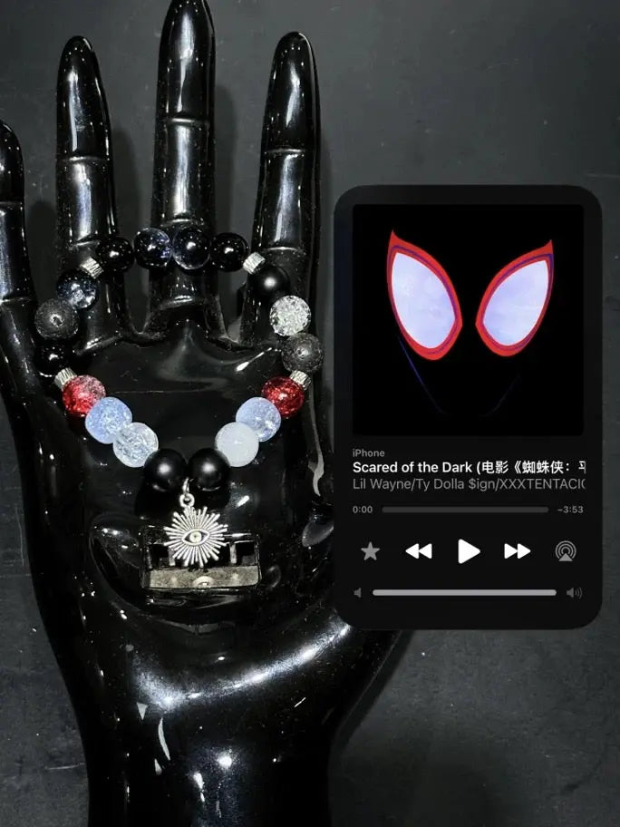 Spider-Man Across the Multiverse Album Cover Bracelet, Ins Style NB Design