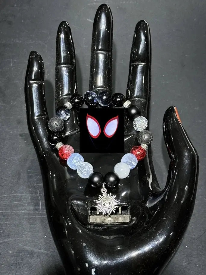 Spider-Man Across the Multiverse Album Cover Bracelet, Ins Style NB Design