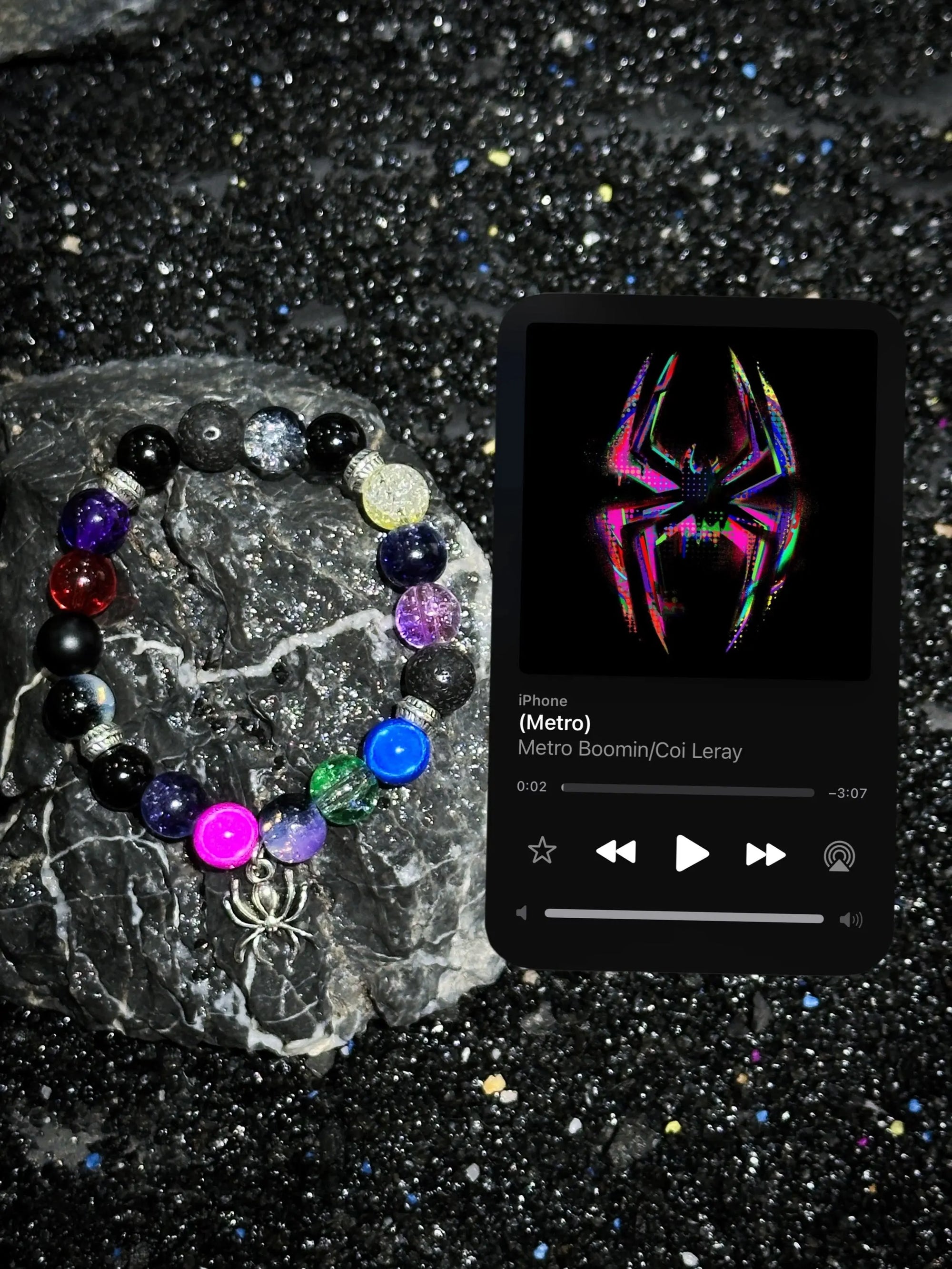 Spider-Man Across the Multiverse Album Cover Bracelet NB Design