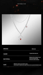 Marvel Spider-Man Necklace Women's High-End Sense of Men NB Design