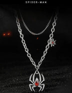 Marvel Spider-Man Necklace Women's High-End Sense of Men NB Design