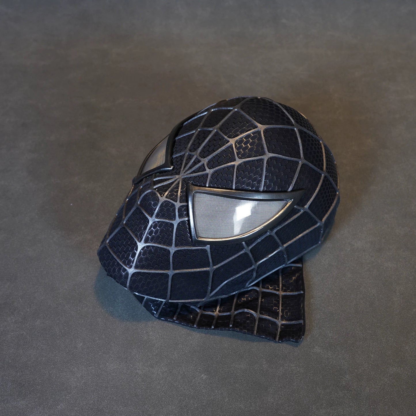 Sam Raimi Spidey3 venom mask (Adults) with Face shell & 3D Rubber Web, Wearable Movie Prop Replica