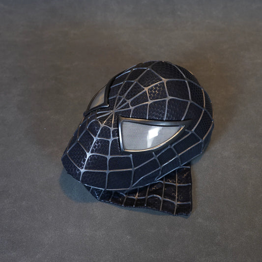 Sam Raimi Spidey3 venom mask (Adults) with Face shell & 3D Rubber Web, Wearable Movie Prop Replica